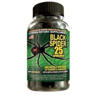 Жиросжигатель Black Spider 25 (100 капсул) - Шымкент