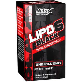 Жиросжигатель LIPO 6 Black Nutrex (60 капсул) - Шымкент