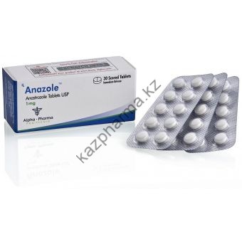 Anazole (Анастрозол) Alpha Pharma 50 таблеток (1таб 1 мг) - Шымкент