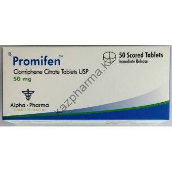 Promifen (Кломид) Alpha Pharma 50 таблеток (1таб 50 мг) - Шымкент