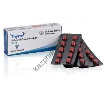 Thyro3 (Трийодтиронин) Т3 Alpha Pharma 30 таблеток (1таб 25 мкг) - Шымкент