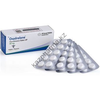 Oxydrolone (Оксиметолон, Анаполон) Alpha Pharma 50 таблеток (1таб 50 мг) - Шымкент