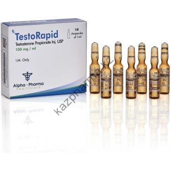 TestoRapid (Тестостерон пропионат) Alpha Pharma 10 ампул по 1мл (1амп 100 мг) - Шымкент