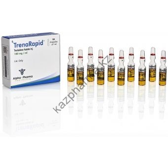 Тренболон ацетат Alpha Pharma (TrenaRapid) 10 ампул по 1мл (1амп 100 мг) - Шымкент