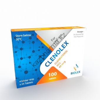 Кленбутерол Biolex 100 таблеток ( 1таб/40 мкг) - Шымкент