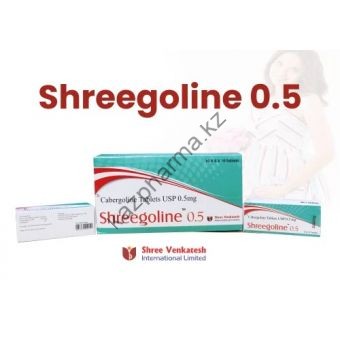 Каберголин Shree Venkatesh 10 таблеток по 0,5мг Индия Шымкент