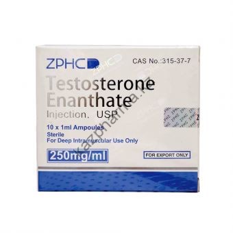 Тестостерон энантат ZPHC (Testosterone Enanthate) 10 ампул по 1мл (1амп 250 мг/1 мл) - Шымкент